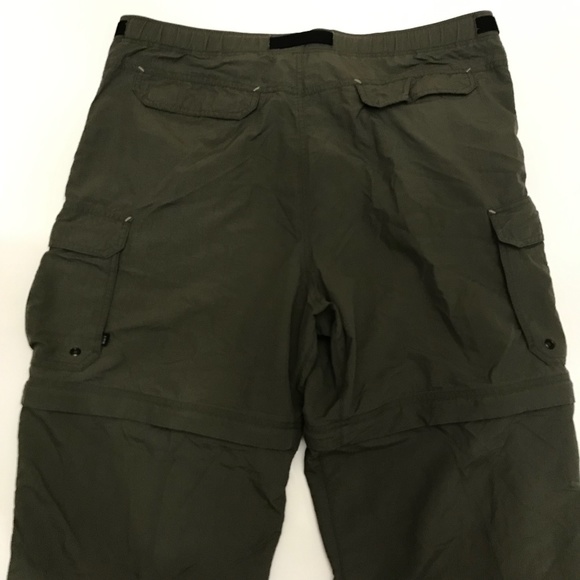 REI Men's Convertible Green Cargo Pants Size 38 - Picture 12 of 12